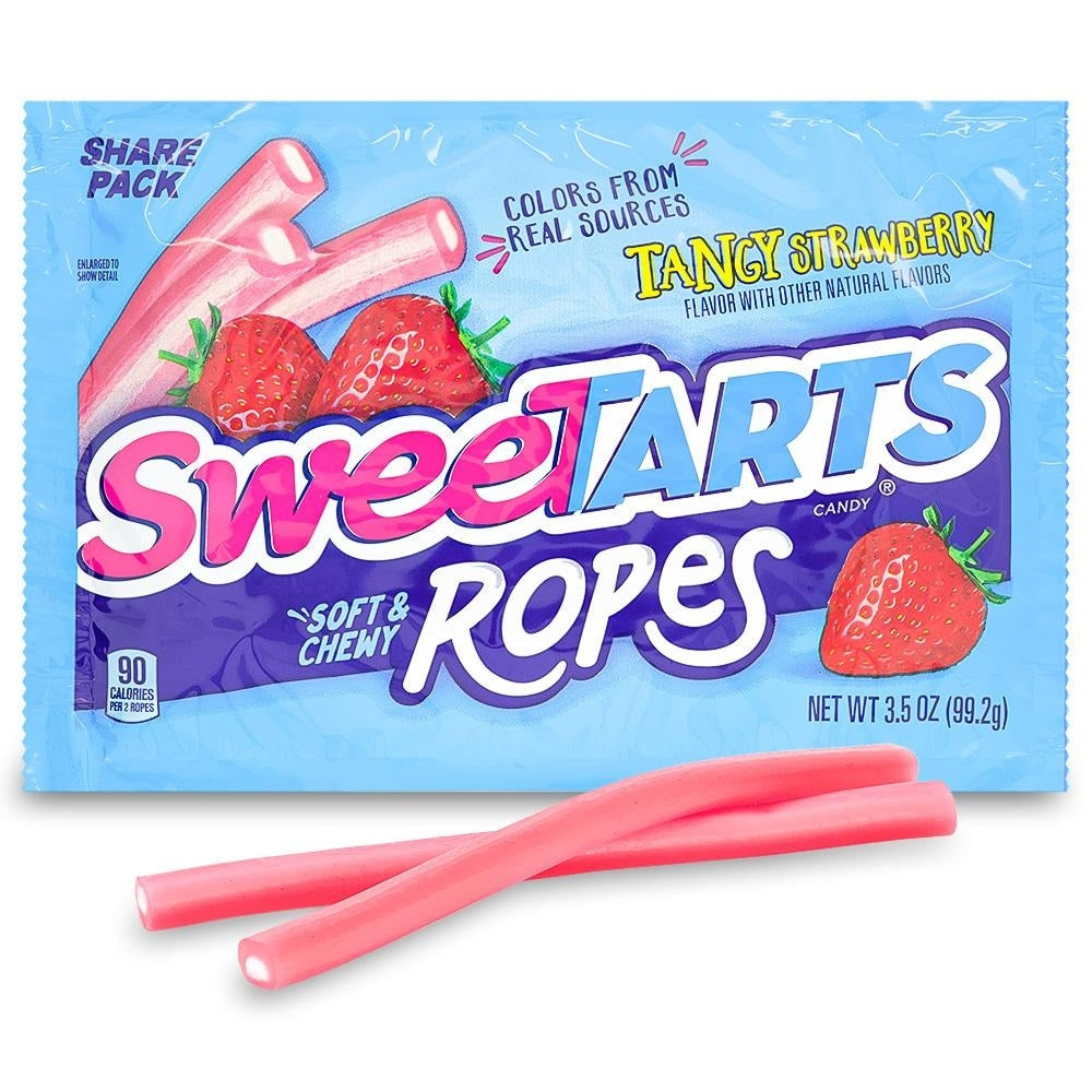 Ferrara Candy Co Sweetarts Ropes Tangy Strawberry 3.5oz Candy District