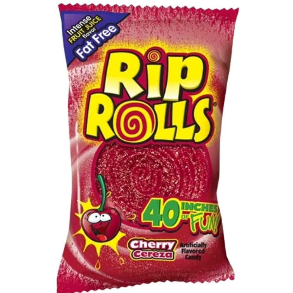 Foreign Candy Company Rip Rolls Cherry 1.4oz Candy District