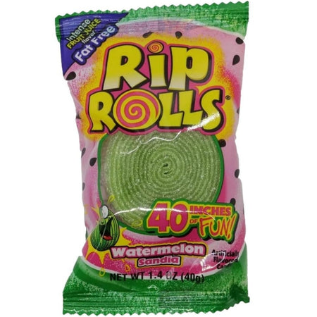 Foreign Candy Company Rip Rolls Watermelon 1.4oz Candy District