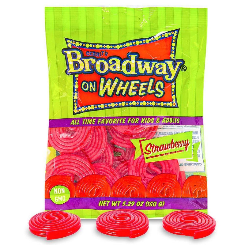 Gerrit's Broadway on Wheels Strawberry Licorice 150g Candy District