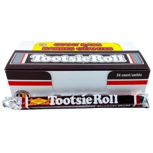 Giant Tootsie Roll Candy Bars - 24 Count