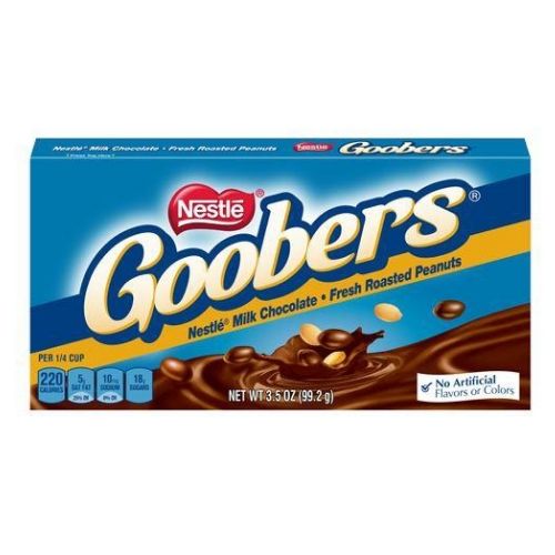 ﻿Goobers Chocolate Covered Peanuts Candy Theater Box-Old Fashioned Candy