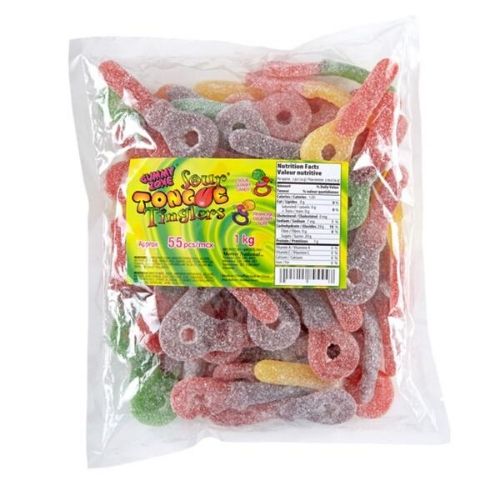 Gummy Zone Sour Tongue Tinglers-55 Pieces
