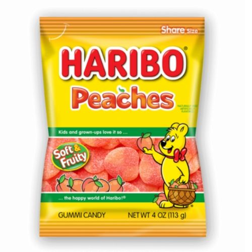 Haribo Peaches Gummy Candy
