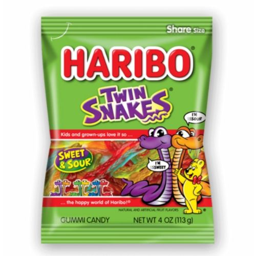 Haribo Twin Snakes Gummy Candy