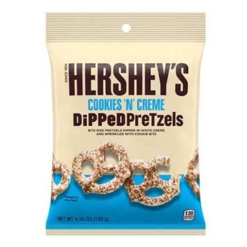 Hershey’s Cookies 'N' Creme Dipped Pretzels - 120 g