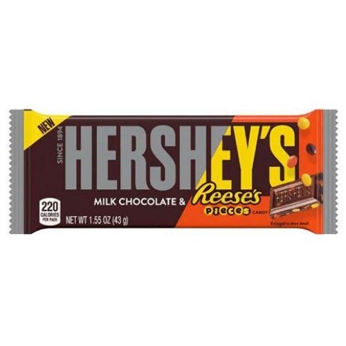 Hershey's Milk Chocolate & Reese's Pieces Candy Bars-1.55 oz.