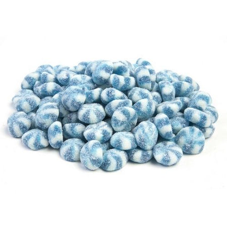 Huer Sour Blue Raspberry Swirls Gummy Candy - 1 kg