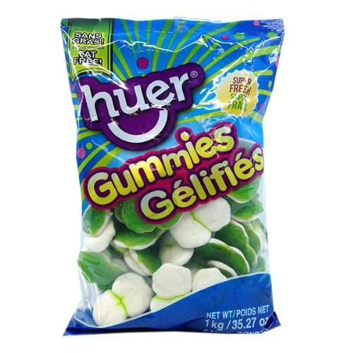 Huer Super Green Frogs Gummy Candy
