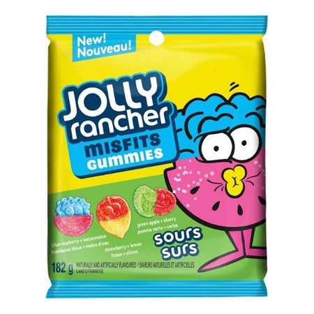 Jolly Rancher Misfits Gummies Sours Candy-182 g