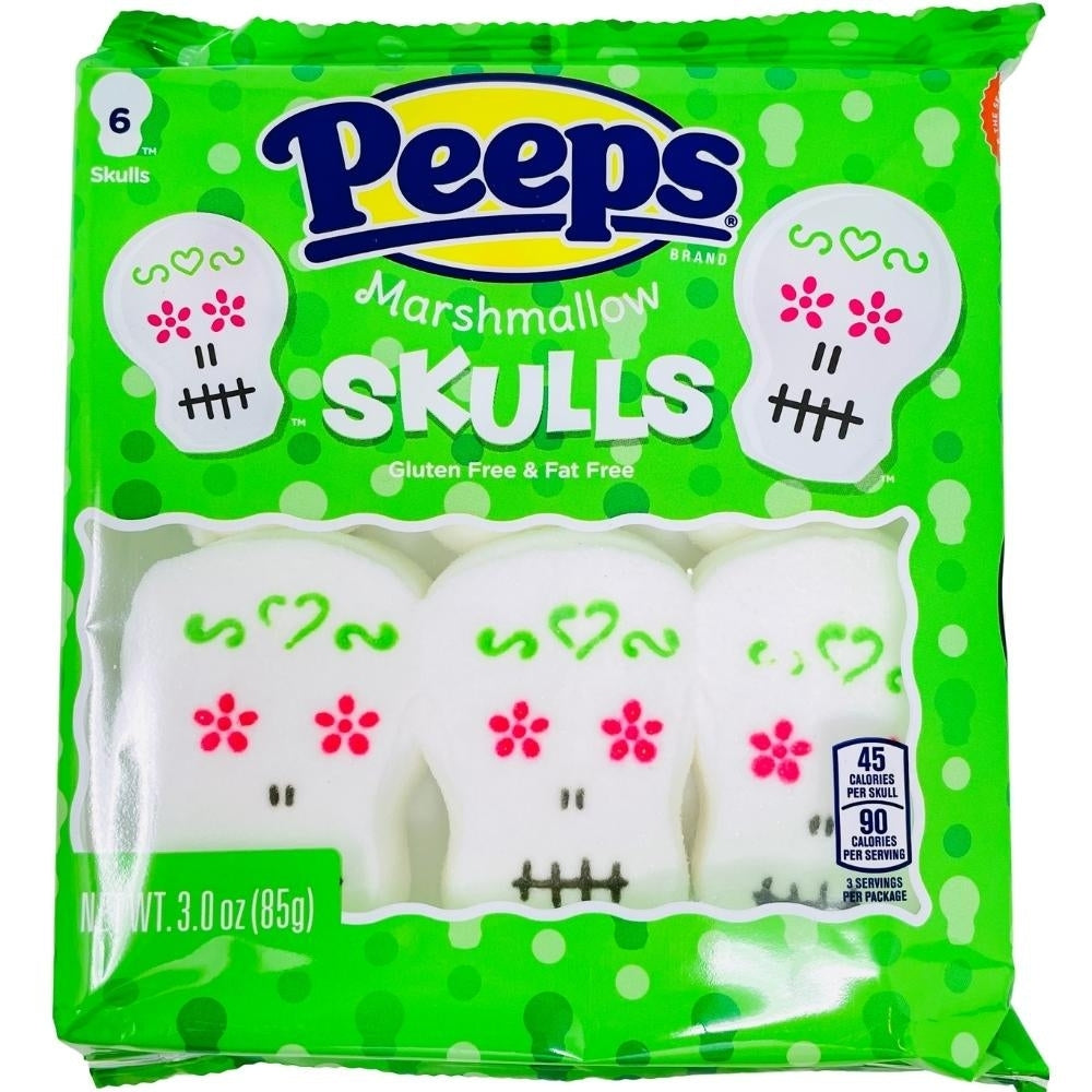 Just Born Peeps Marshmallow Skulls 85g Candy District
