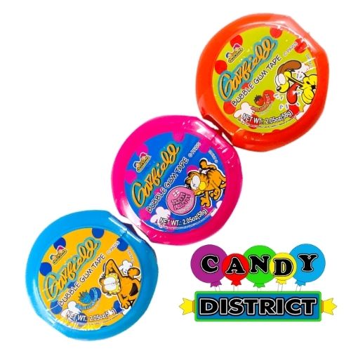 Kidsmania Bubble Mania Garfield Bubble Gum Tape