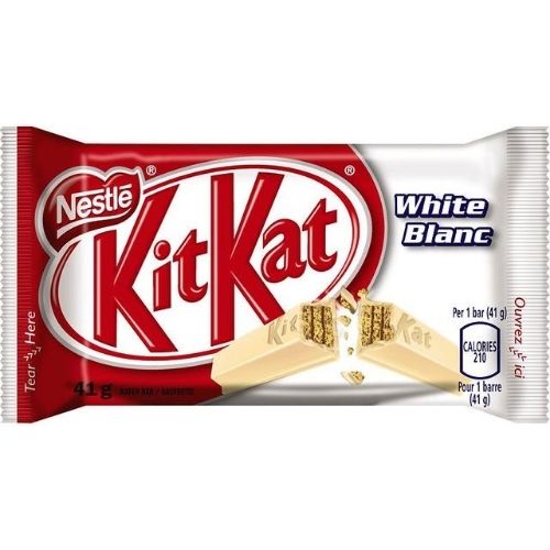 Kit Kat White Chocolate Bars - 41g - Nestle Canada - Canadian Chocolate Bars