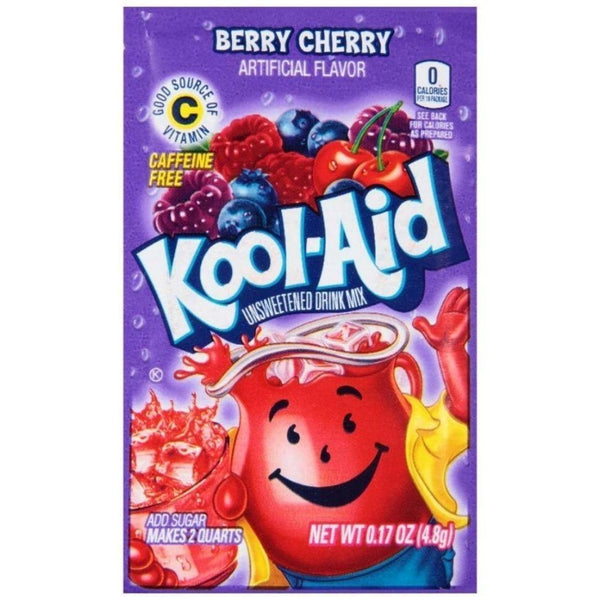 Kool-Aid Drink Mix Berry Cherry - 48 Pack