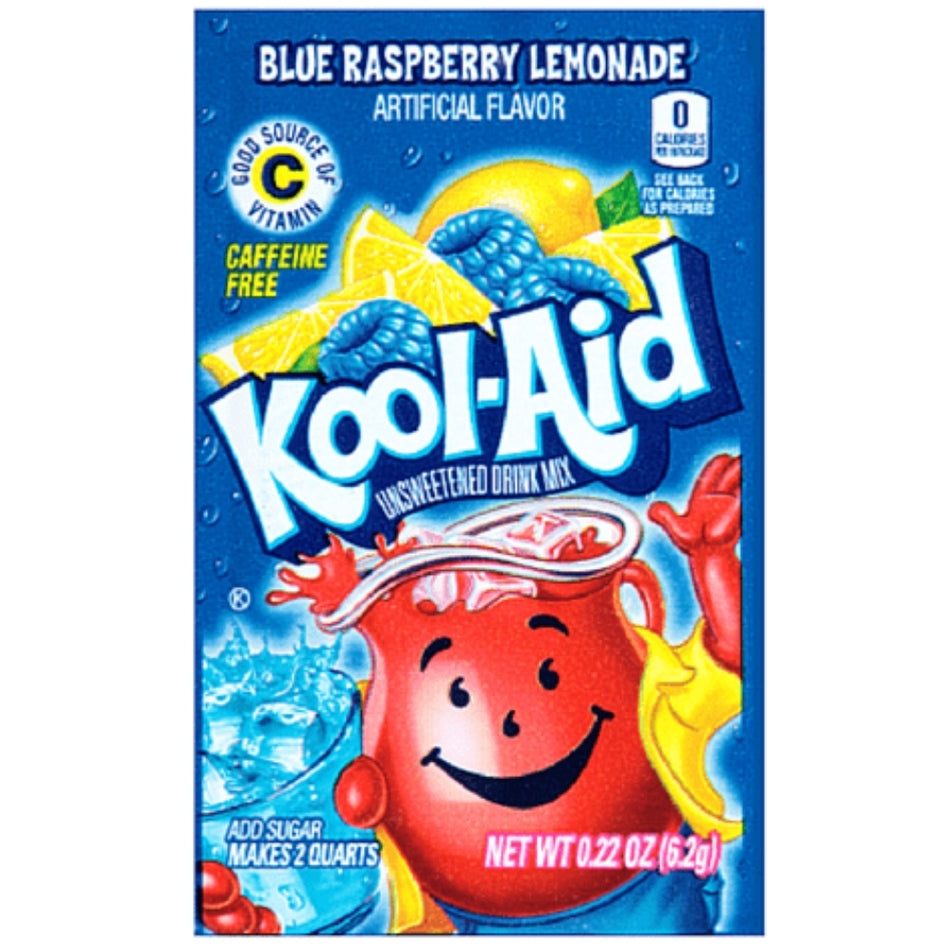 Kraft Foods Group Inc Kool-Aid Blue Raspberry Lemonade Drink Mix Packet 4g Candy District