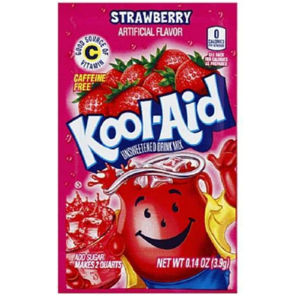 Kraft Foods Group Inc Kool-Aid Strawberry Drink Mix Packet 4g Candy District