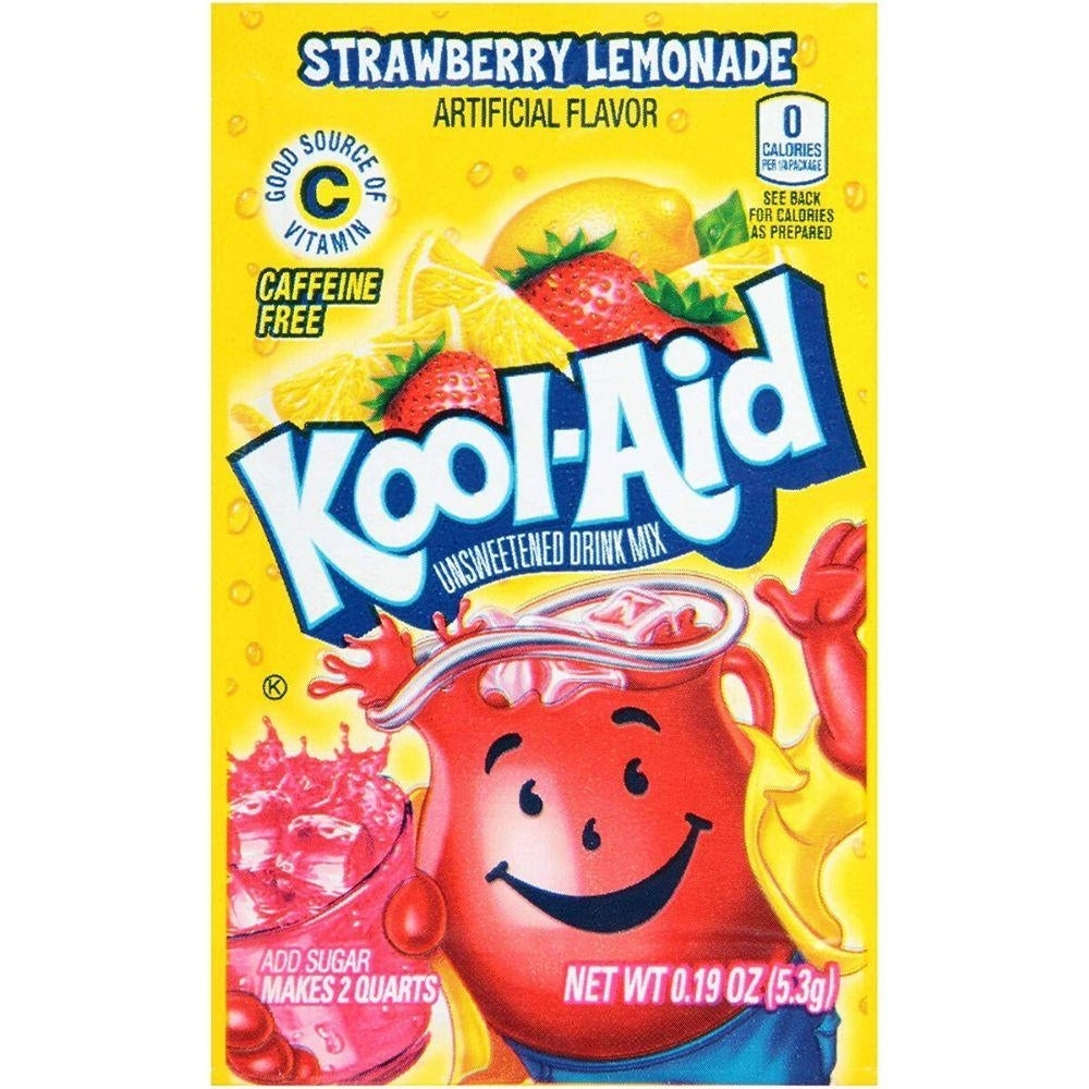 Kraft Foods Group Inc Kool-Aid Strawberry Lemonade Drink Mix Packet 4g Candy District