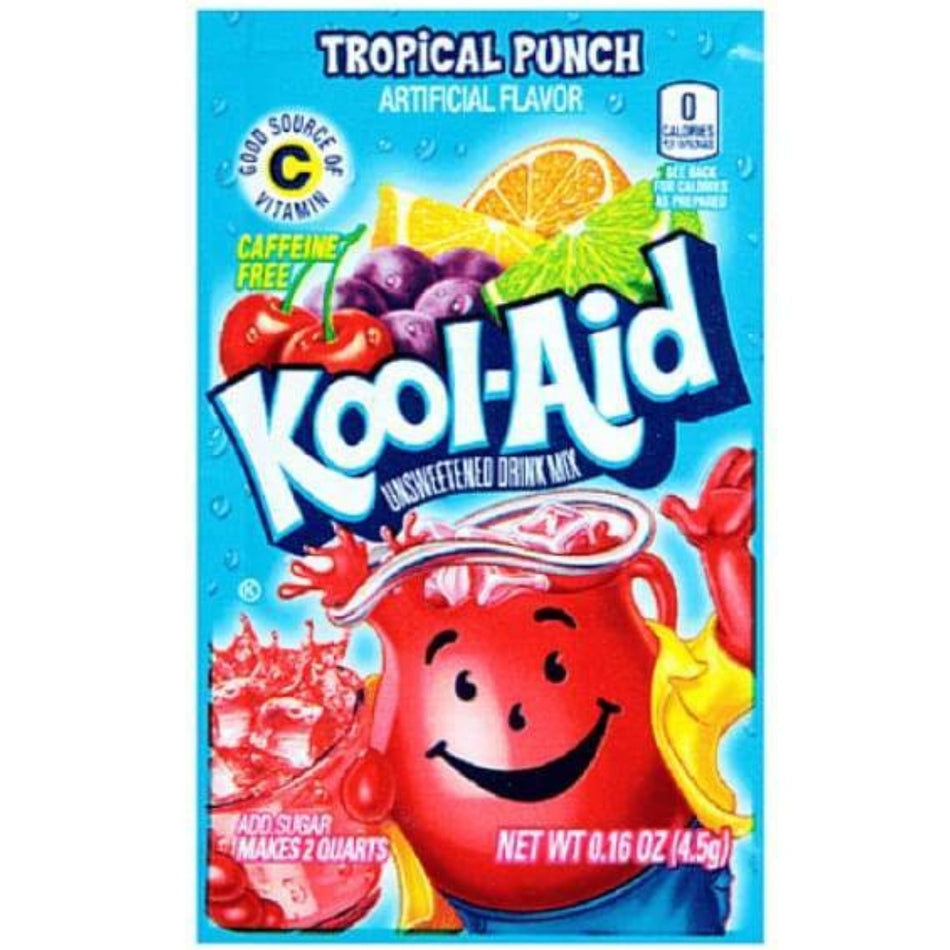 Kraft Foods Group Inc Kool-Aid Tropical Punch Drink Mix Packet 4g Candy District