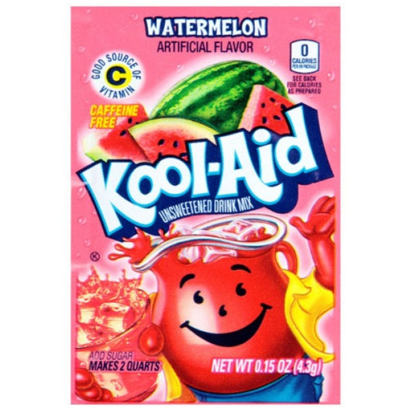 Kraft Foods Group Inc Kool-Aid Watermelon Drink Mix Packet 4g Candy District