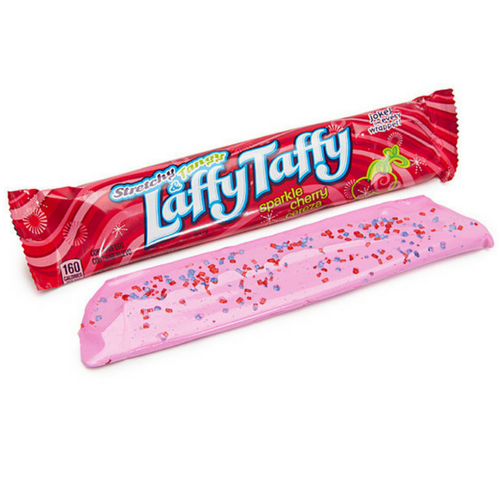 Laffy Taffy Sparkle Cherry-Willy Wonka Candy-American Candy