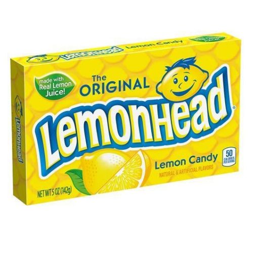 Lemonhead Lemon Candy Theater Box Retro Candy