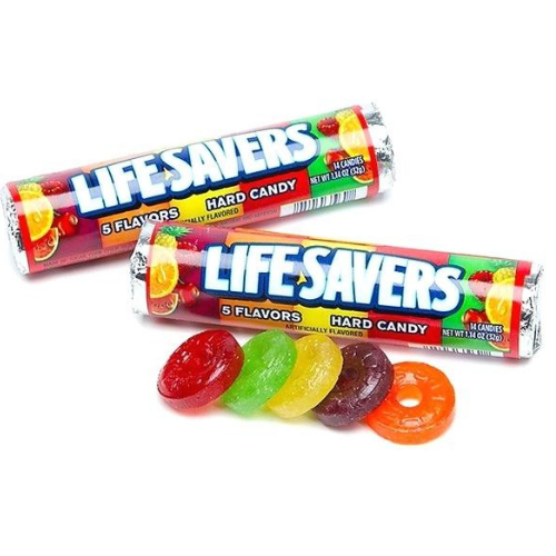 Life Savers Hard Candy 5 Flavors Rolls