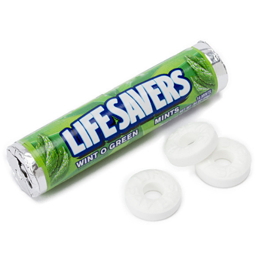 Life Savers Mints Wint O Green Rolls