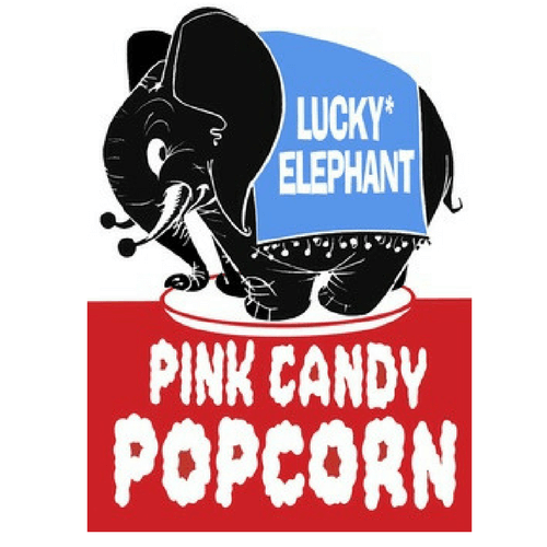 Luck Elephant Pink Candy Popcorn-Canada Candy