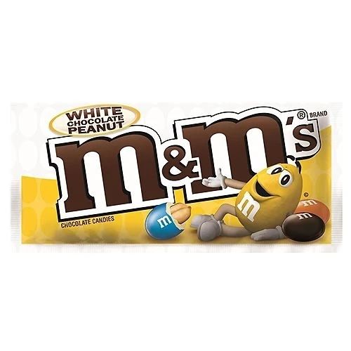 M&M’s White Chocolate Peanut Candies - 1.36 oz.
