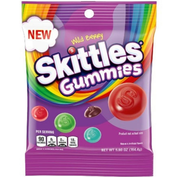 Mars Skittles Gummies Wild Berry 5.8oz Candy District