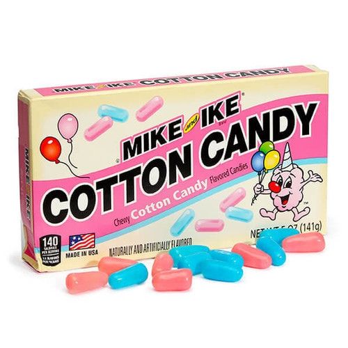 Mike and Ike Cotton Candy Candies Theater Pack-5 oz.