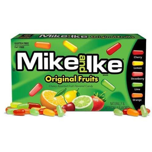Mike and Ike Original Fruits Chewy Candies Theater Box