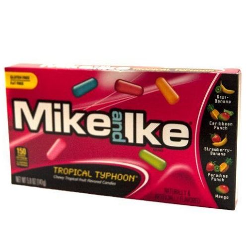 Mike and Ike Tropical Typhoon Chewy Candies Theater Box