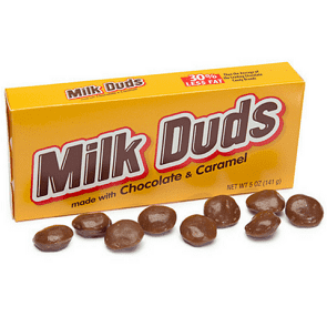 Milk Duds Chocolate Caramel Candy-Old Fashioned Candy