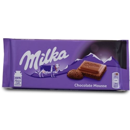 Milka Chocolate Mousse Chocolate Bar - 100 g