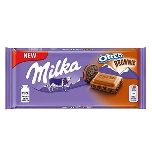 Milka Oreo Brownie Chocolate Bar - 100g