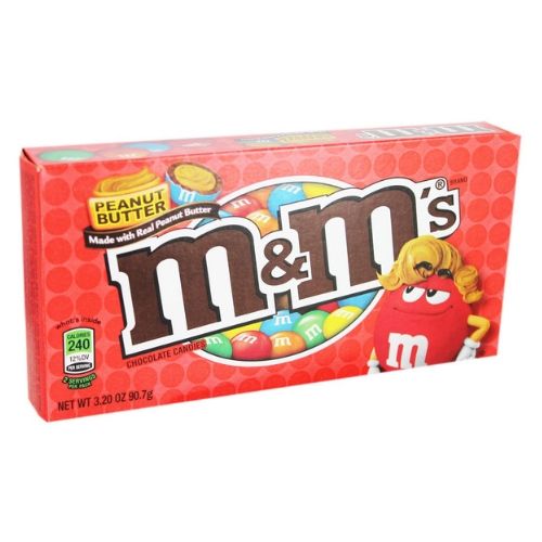 M&M's Peanut Butter Chocolate Candies Theater Box