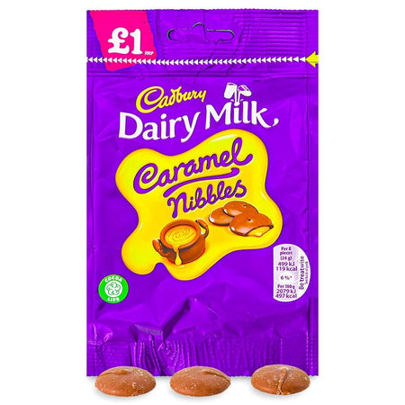 Mondelez Cadbury Dairy Milk Caramel Nibbles 95g Candy District