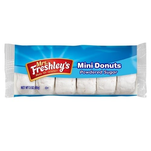 Mrs Freshley's Powdered Mini Donuts 2.5oz - 12 Pack