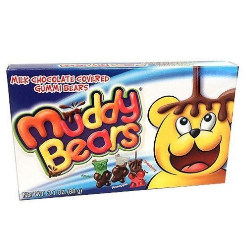 Muddy Bears Milk Chocolate Covered Gummi Bears Theater Box