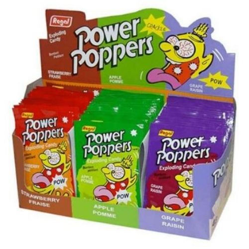 Power Poppers Candy-48 Count | Retro Canadian Candy