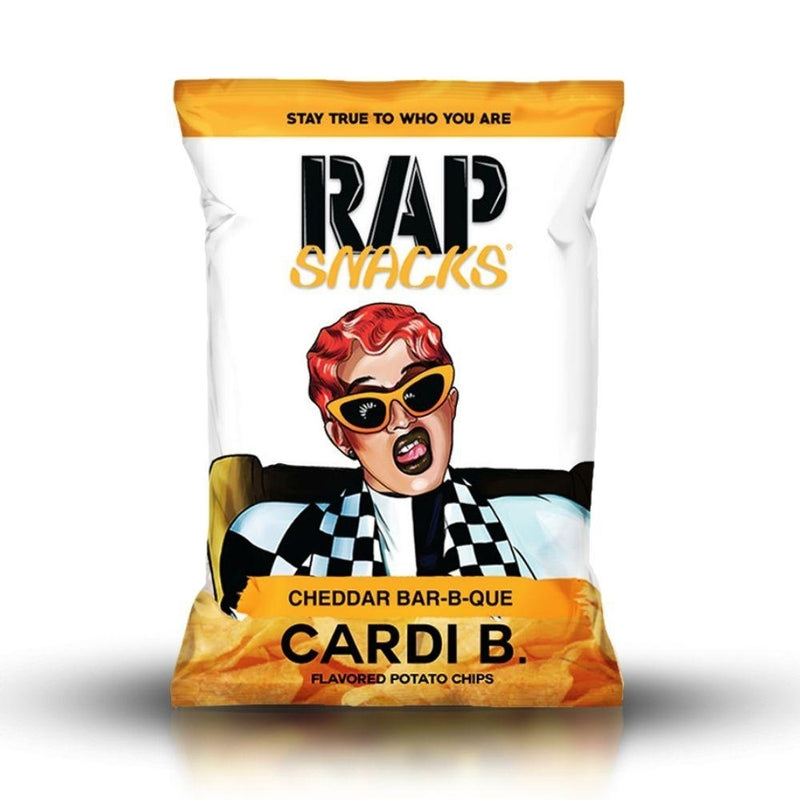 Rap Snacks Inc. Cardi B Cheddar Bar-B-Que Potato Chips 1oz Candy District