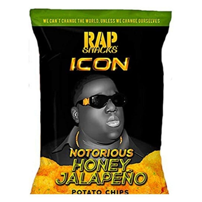 Rap Snacks Notorious B.I.G. Honey Jalapeno Chips 2.5oz - 24 Pack