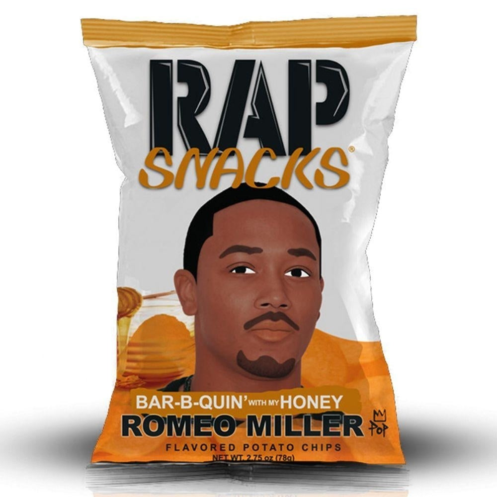 Rap Snacks Inc. Romeo Miller Bar-B-Quin' With My Honey Potato Chips 2.75oz Candy District