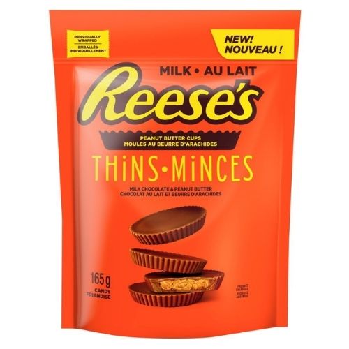 Reese's Thins Peanut Butter Cups Milk Chocolate - 165 g