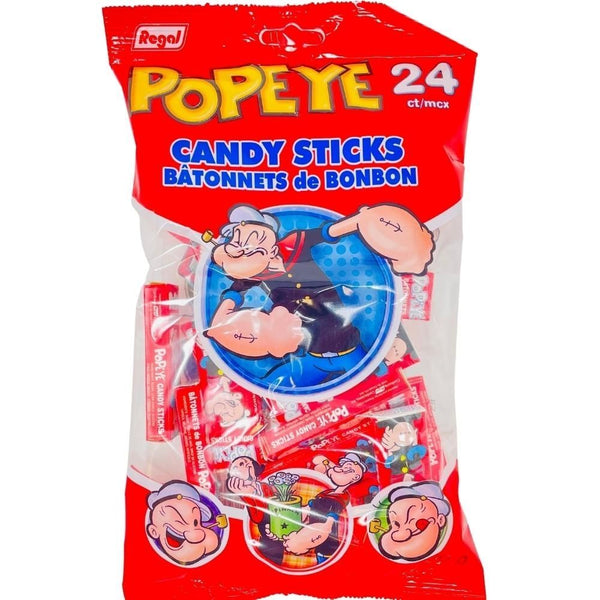 Regal Popeye Candy Sticks Bulk Bag 24 Count 60g Candy District - Candy Cigarettes