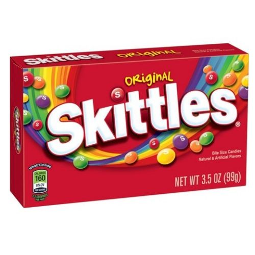 Skittles Original Bite Size Candies Theater Box