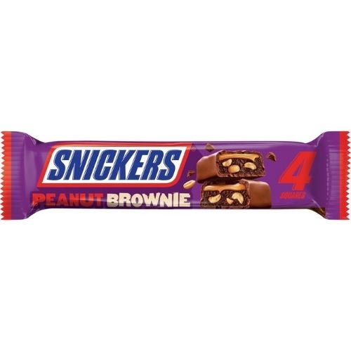 Snickers Peanut Brownie Squares Candy Bar - 68 g
