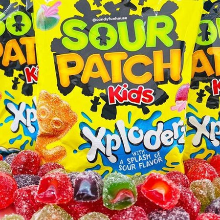 Sour Patch Kids Xploderz Candy 6.5oz - 12 Pack