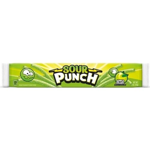 Sour Punch Apple Straws Licorice Candy - 2 oz.